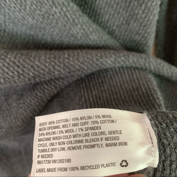 Goodfellow & Co Charcoal Gray V-Neck Knit Sweater Size Large - Picture 5 of 5